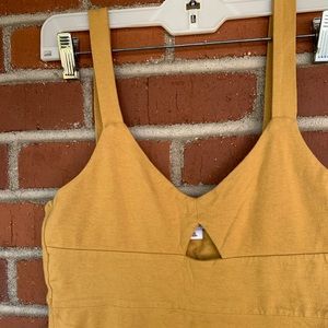 Mustard rvca short dress